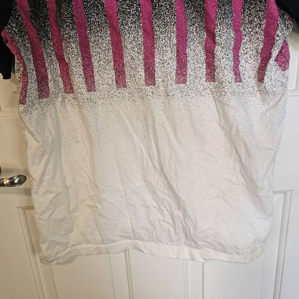Jordan Gradient Black, Pink, and White T-Shirt Men's Size L